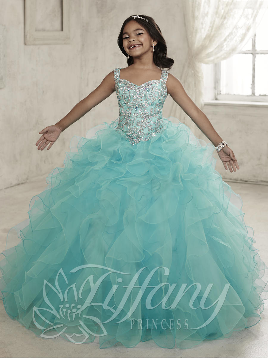 teal pageant dress