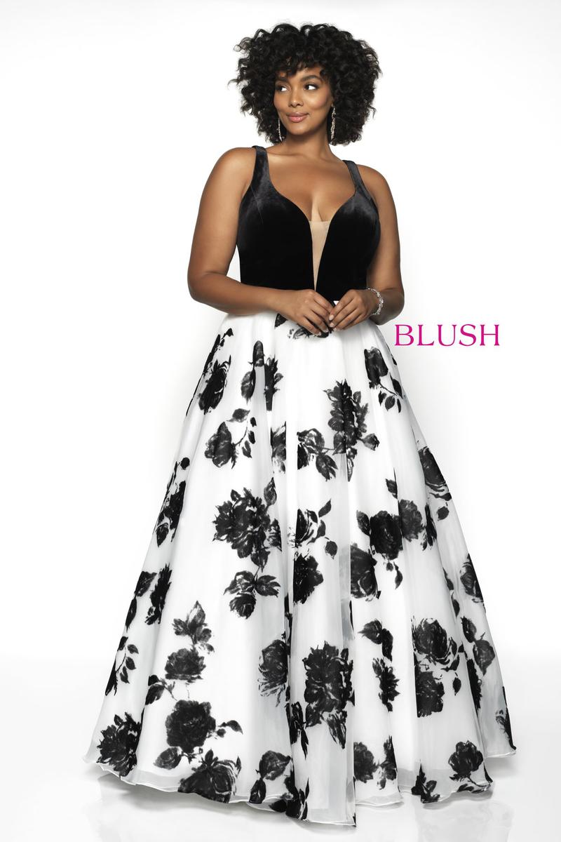 Blush W Plus size Prom 5714W Bella Boutique - The Best Selection of Dresses  in the Country!