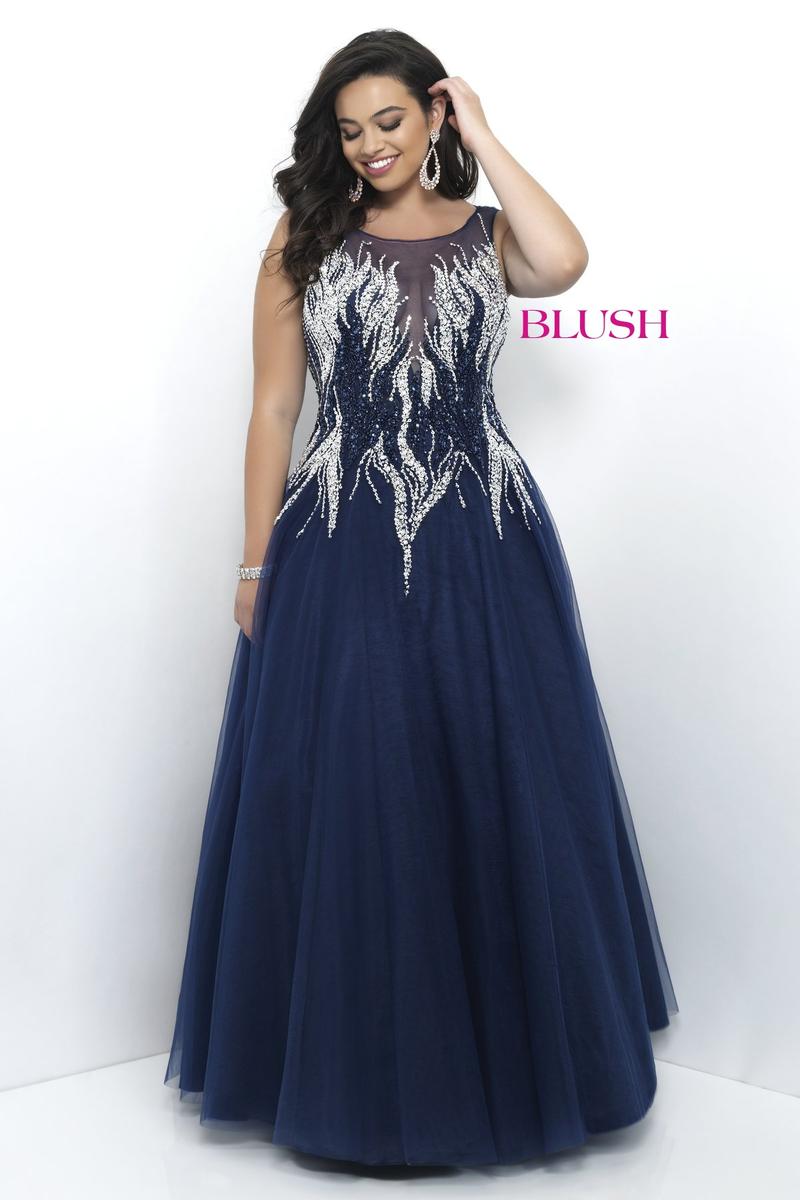Blush W Plus Size Prom 9306w 2019 Homecoming Dresses Pageant Prom And