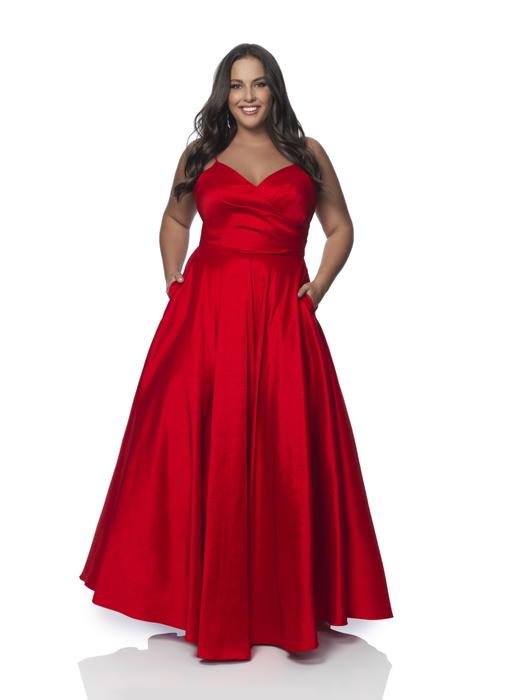 Blush W Plus size Prom 5724W Kimberly's Prom and Bridal Boutique