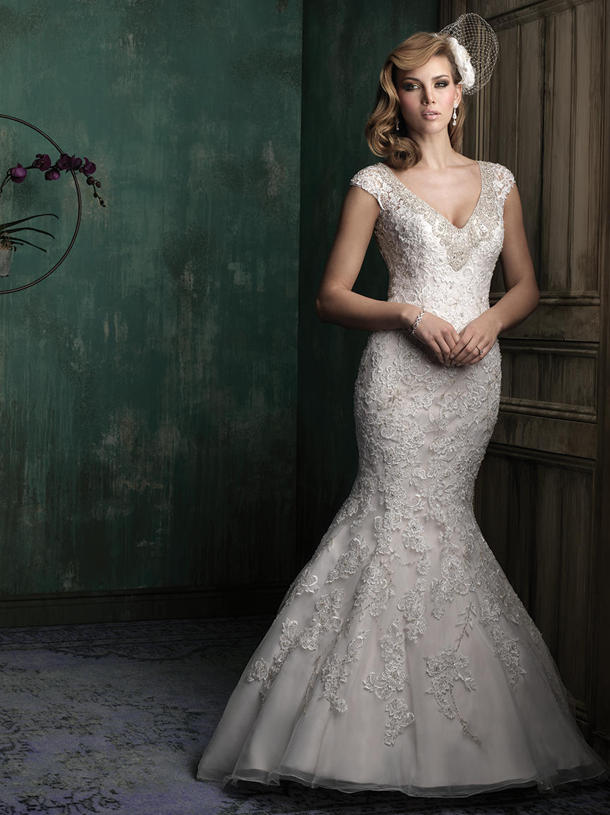 Allure Bridals Couture C342 Blossoms Bridal & Formal Dress Store
