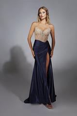 61767 Navy/Blush front