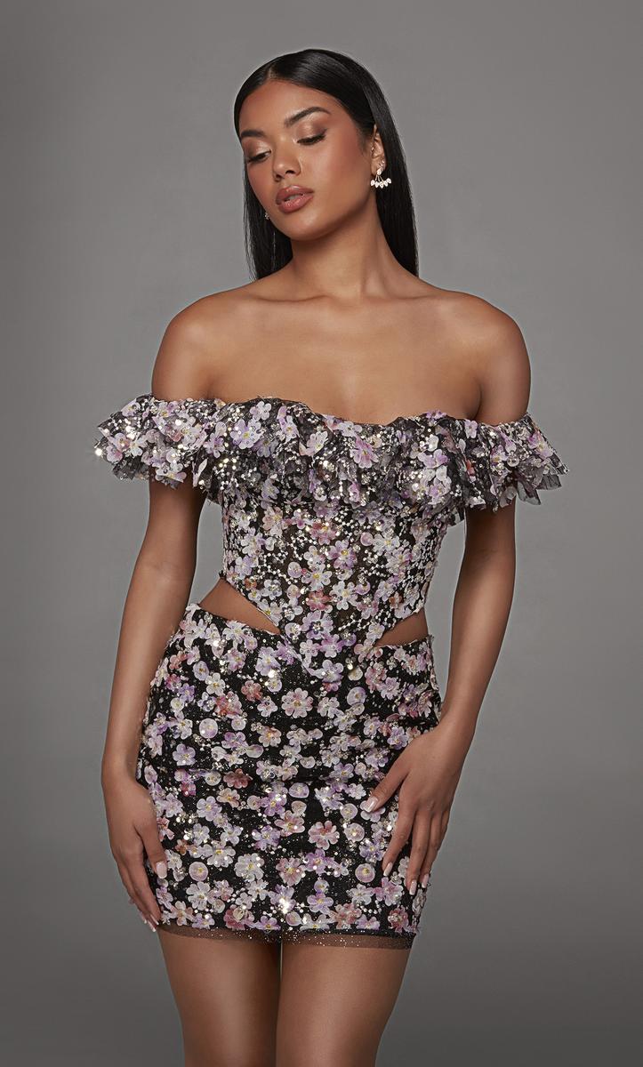 alyce paris short dresses Alyce Paris Short V-Neck Homecoming Dress 4895