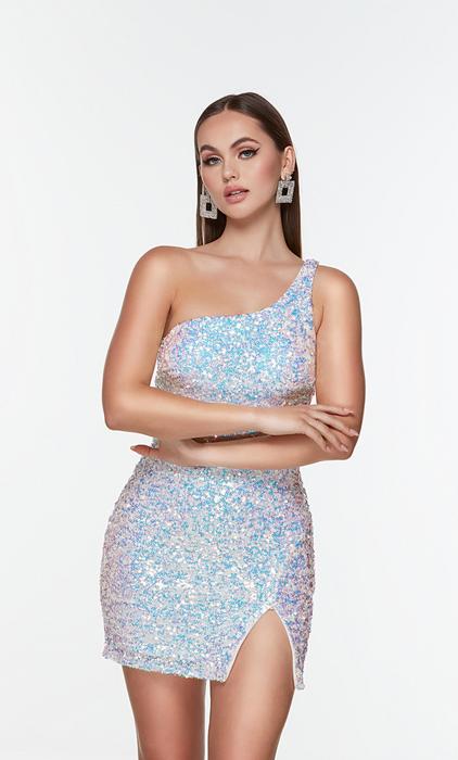 Formal Dress: 4678. Short, Strapless, Straight, Lace-up Back
