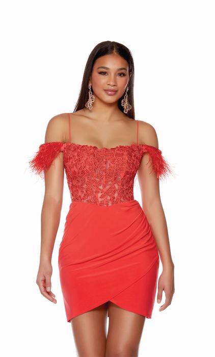 Formal Dress: 4616. Short, Strapless, Straight, Lace-up Back