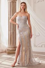 A1256 Silver-nude front