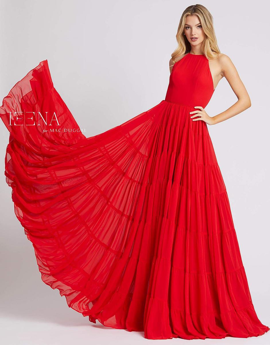 ieena for mac duggal red dress