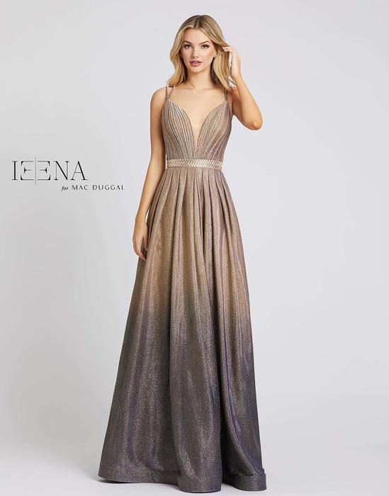 ieena for mac duggal sparkle pleated ballgown