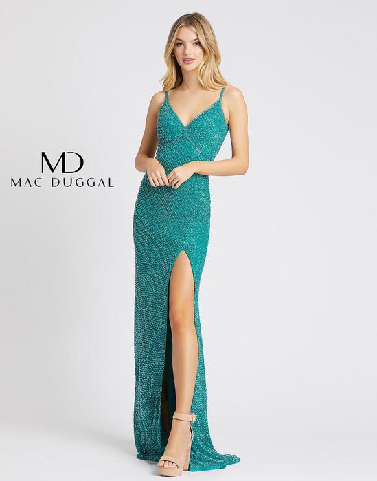 Mac Duggal Sequin V-Neck A-Line Gown in Midnight Size 6 NWT $698 | A line  gown, Gowns of elegance, Gowns