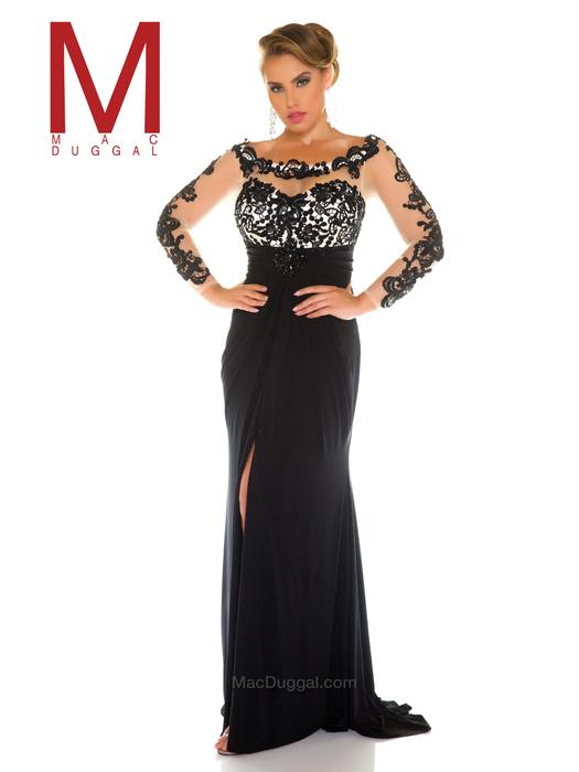 mac duggal plus size evening gowns