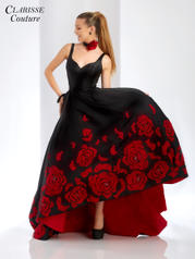 4943 Black/Red (w/Choker) front