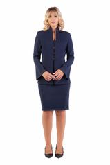 2877 Navy Lurex (metallic) front