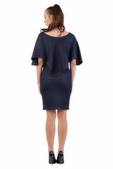 D2598 Navy Lurex (metallic) back