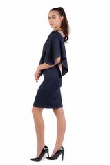 D2598 Navy Lurex (metallic) back