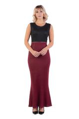 D3345 Wine Lurex (metallic) front