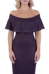 D3395 Eggplant Lurex (metallic) front