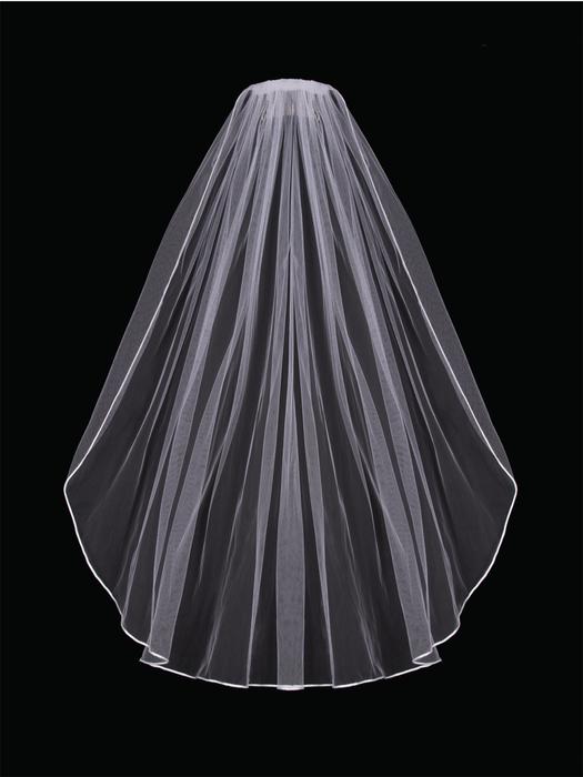 Single Tier Bridal Veil V01SW