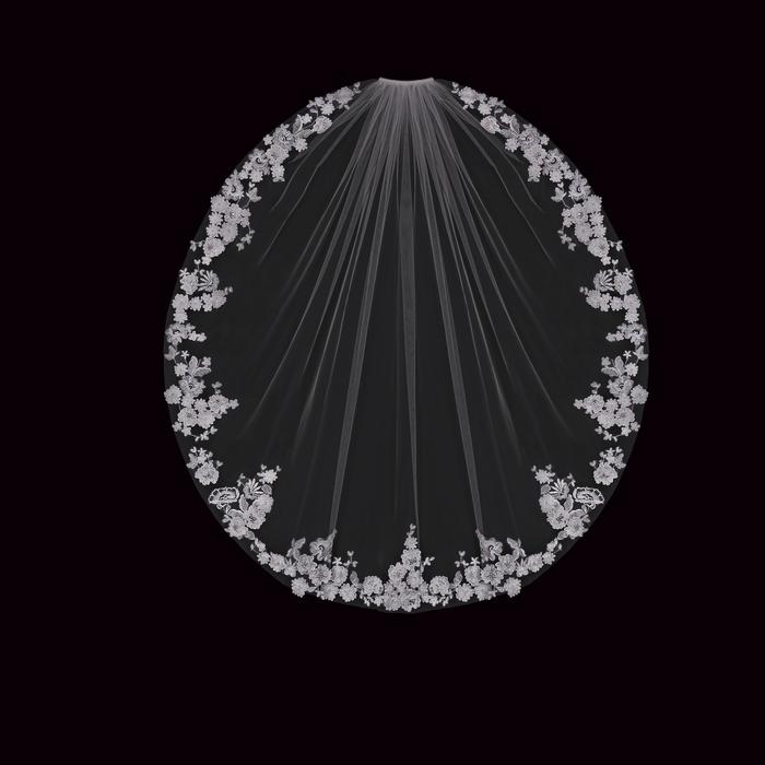 enVogue Bridal Veil V2287SF