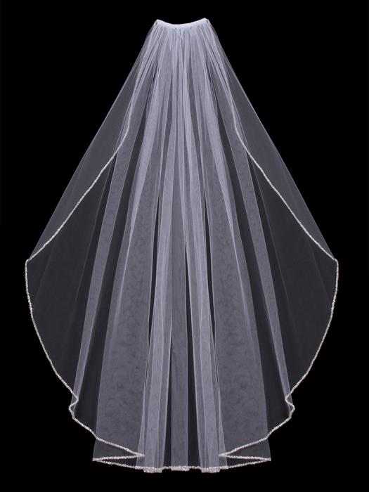 Single Tier Bridal Veil V303SF