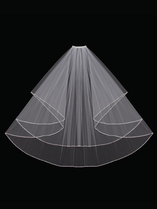 Circle Cut Bridal Veil V303W