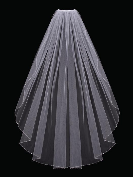 Single Tier Bridal Veil V600SF