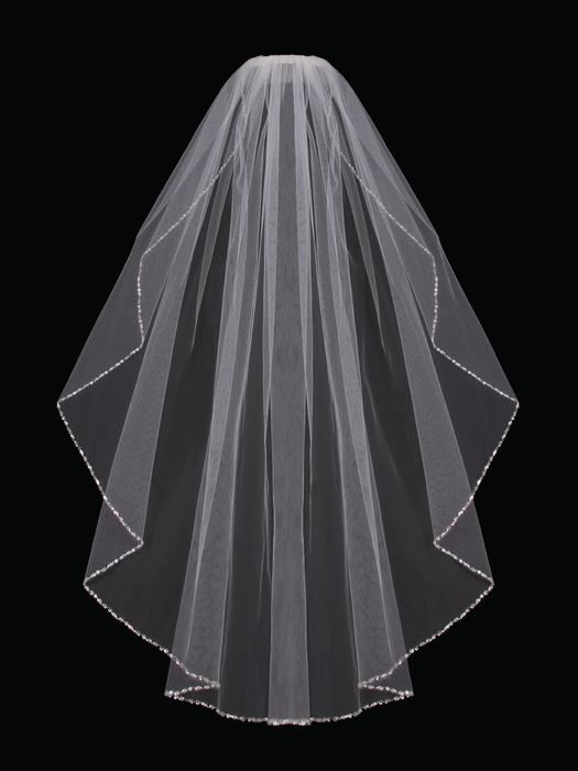 Single Tier Bridal Veil V702SF