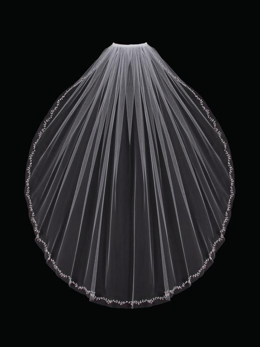 Single Tier Bridal Veil V803SW