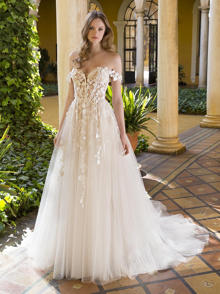 Sweetheart Neckline Wedding Gown  Enzoani Bridal Collection Petal