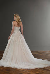 1048 Ivory Silver Lace/Ivory Tulle/Moscato Gown back