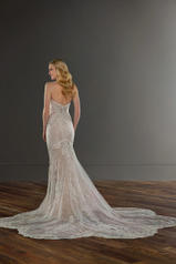 1060 Ivory Silver Lace Over Ivory Gown With Ivory Tulle back