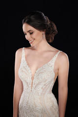 1066 Ivory Silver Lace/Ivory Tulle/Honey Gown/Ivory Tul detail