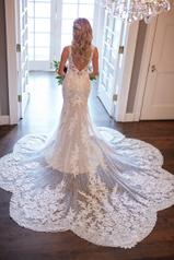 1078 Ivory Lace/Tulle/Honey Gown/Ivory Tulle Illusion back