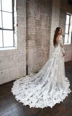 1337 Ivory Lace And Tulle Over Ivory Gown With Ivory Sl back
