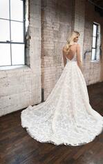 1325 Tulle And Royal Organza Over Ivory Gown With Ivory back