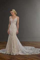 1111 Ivory Lace And Tulle Over Ivory Gown With Ivory Tu front