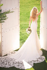 1128 Ivory Lace And Luxe Crepe With Ivory Panel And Ivo back