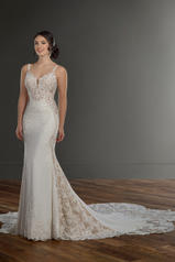 1128 Ivory Lace And Luxe Crepe With Ivory Panel And Ivo front