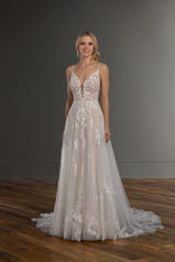 1137 Ivory Lace And Tulle Over Ivory Gown With Ivory Tu front
