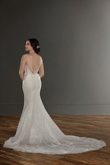 1182 Ivory Lace Ivory And Stone Tulle Over Honey Gown W back