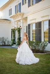 1284 Ivory Lace Tulle And Royal Organza Over Moscato Go back