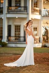 1313 Ivory Gown With Java Tulle Plunge back