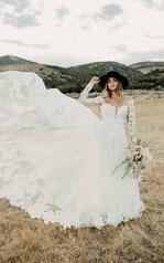 1337 Ivory Lace And Tulle Over Ivory Gown With Ivory Sl front