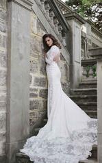 1302 Tulle And Stretch Crepe With Ivory Panel And Ivory back