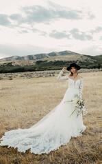 1337 Ivory Lace And Tulle Over Ivory Gown With Ivory Sl front