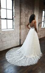 1329 Ivory Lace And Tulle With Silk Ivory Silk Zibeline back