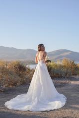 7398 Tulle And Regency Organza Over Ivory Gown back