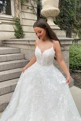 7398 Tulle And Regency Organza Over Ivory Gown front