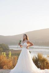 7398 Tulle And Regency Organza Over Ivory Gown front