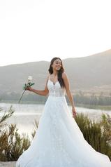 7398 Tulle And Regency Organza Over Ivory Gown front