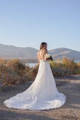 7398 Tulle And Regency Organza Over Ivory Gown back